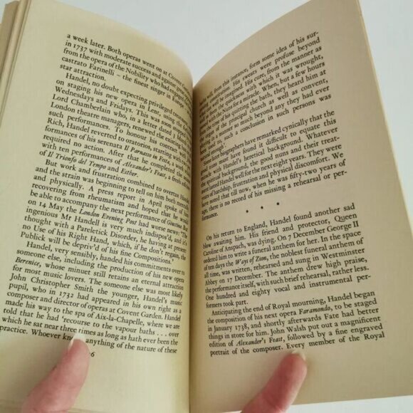 1963 Handel Biography, Boosey & Hawkes Classical Music Vintage Book - Picture 9 of 9